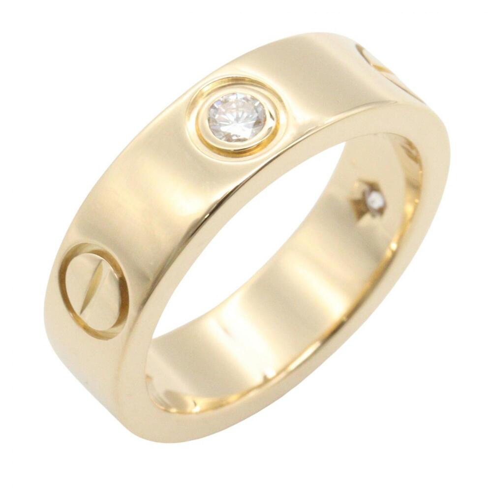 CARTIER Authentic 18k Gold Diamond Love Ring